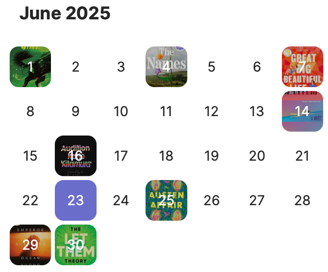 What I Read This Month: June 2025