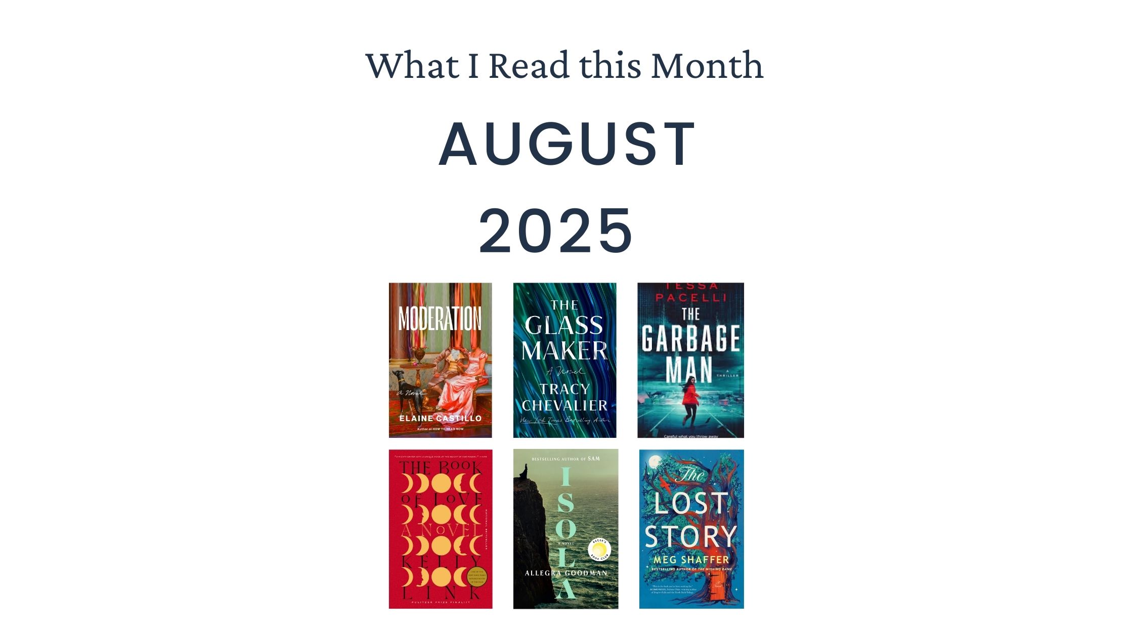 What I Read this Month: August 2025