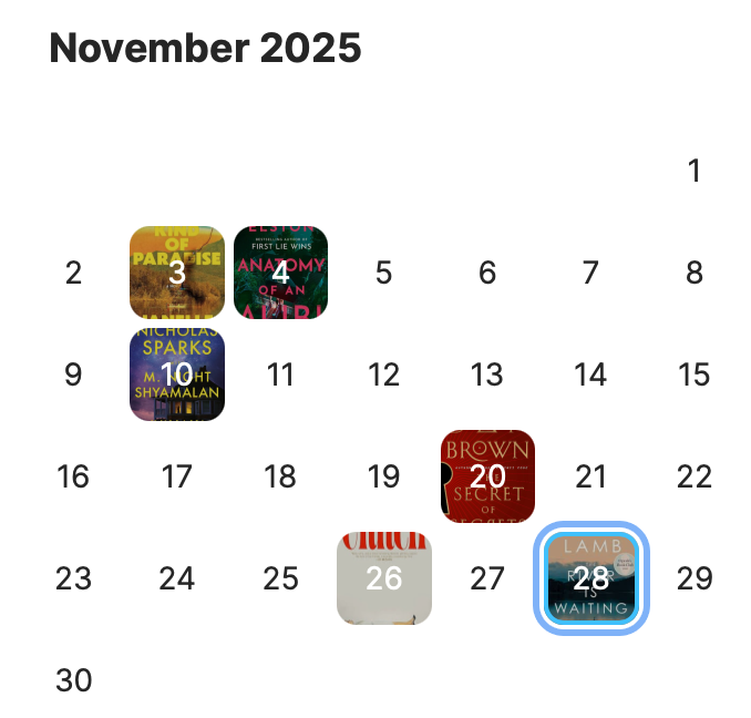 What I Read this Month: November 2025